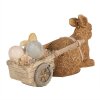 Clayre & Eef 6PR5005 Decoratief Konijn met Trolley Bruin 15x5x7 cm