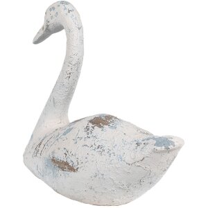 Clayre & Eef 6PR5056 Decoratieve Zwaan Wit Bruin...