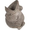 Clayre & Eef 6PR5060 Decoratieve Bloempot Kikker 26x25x32 cm Grijs