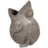 Clayre & Eef 6PR5060 Decoratieve Bloempot Kikker 26x25x32 cm Grijs