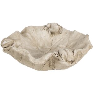 Clayre & Eef 6TE0501 Vogelvoederhuisje Beige Ø 22x6 cm