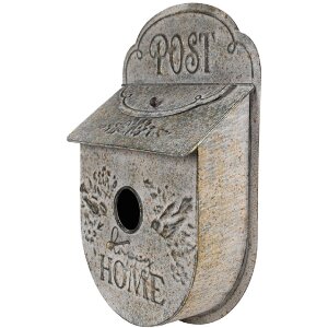 Clayre & Eef 6Y5497 Vogelhuisje Decoratie 27x11x41 cm...