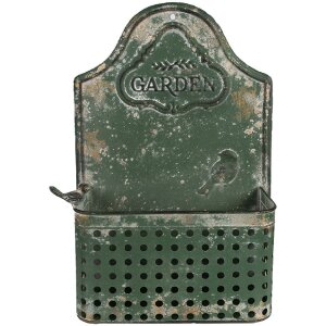 Clayre & Eef 6Y5502 Plantenhouder Groen 29x13x45 cm