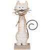 Clayre & Eef 6Y5594 Decoratie Kat 21x8x38 cm Wit