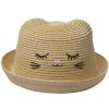 Juleeze JZCHA0013BE Kindermuts Kattenmotief Beige One Size