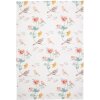 Clayre & Eef KT042.050 Keukendoek Vogels Bloemenpatroon Beige 47x70cm