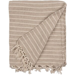 Clayre & Eef KT060.132 Geruit Streeppatroon Beige...