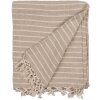 Clayre & Eef KT060.132 Geruit Streeppatroon Beige 125x150cm