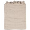 Clayre & Eef KT060.133 Plaid Deken Beige 125x150 cm