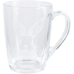 Clayre & Eef RAEGL0006 Theeglas Bunny 300ml...