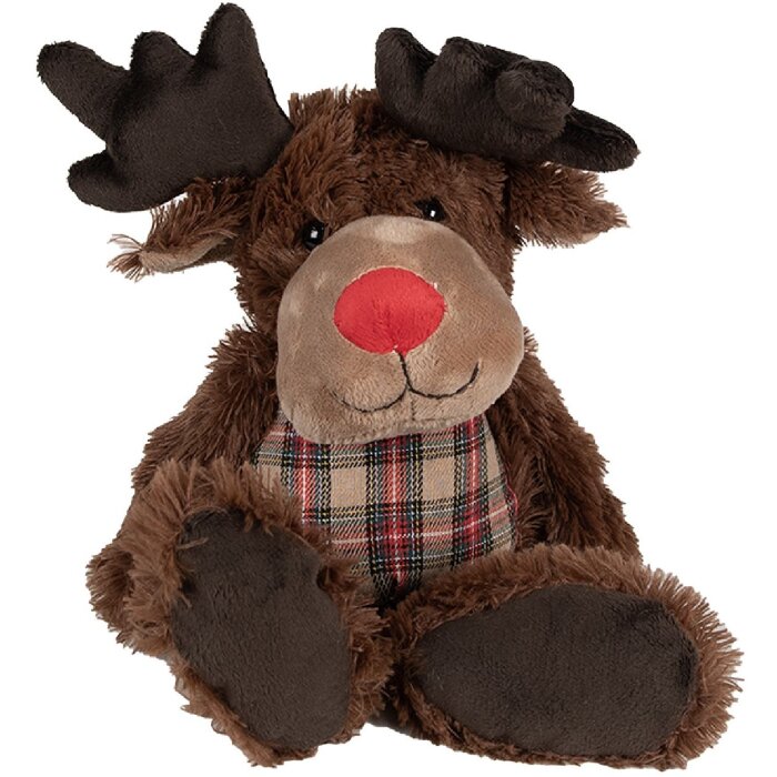 Clayre & Eef TW0587 Knuffel rendier knuffel 35cm bruin