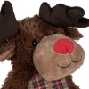 Clayre & Eef TW0587 Knuffel rendier knuffel 35cm bruin