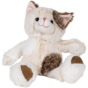 Clayre & Eef TW0588 Knuffel Kat Zacht Beige 17x13x30cm