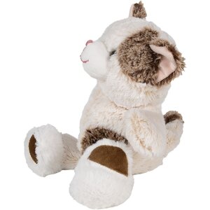 Clayre & Eef TW0588 Knuffel Kat Zacht Beige 17x13x30cm