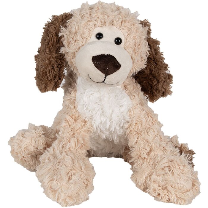 Clayre & Eef TW0590M Pluche hondenknuffel bruin 20cm