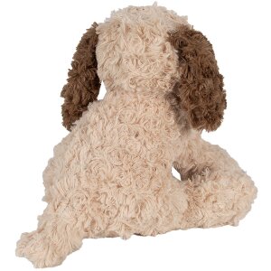 Clayre & Eef TW0590M Pluche hondenknuffel bruin 20cm