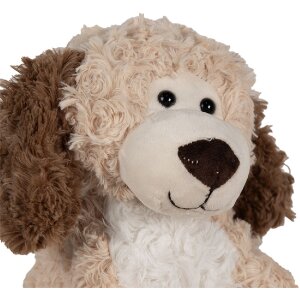 Clayre & Eef TW0590M Pluche hondenknuffel bruin 20cm