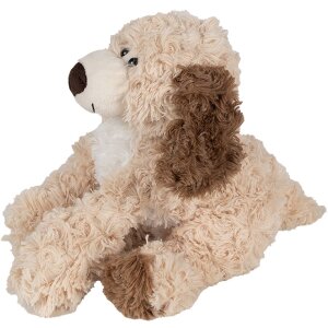 Clayre & Eef TW0590S Pluche Hondenknuffel Beige Bruin...