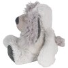 Clayre & Eef TW0592 Knuffel Hond 18x22x32 cm Grijs