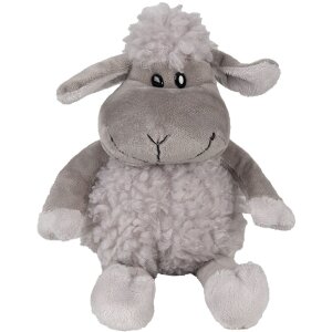 Clayre & Eef TW0595CH Knuffelschaap pluche grijs...