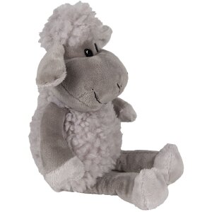 Clayre & Eef TW0595CH Knuffelschaap pluche grijs 10x15x19cm