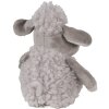 Clayre & Eef TW0595CH Knuffelschaap pluche grijs 10x15x19cm