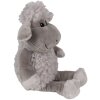 Clayre & Eef TW0595CH Knuffelschaap pluche grijs 10x15x19cm