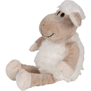 Clayre & Eef TW0595W Knuffelschaap wit 10x15x19cm