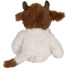 Clayre & Eef TW0597M Pluche koe knuffel wit bruin 24cm