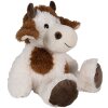 Clayre & Eef TW0597M Pluche koe knuffel wit bruin 24cm