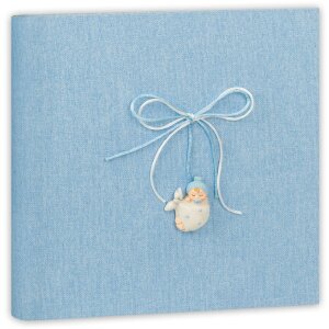 ZEP baby fotoalbum CLARA blauw 25x25 cm 48 paginas Italiaans