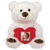 ZEP Teddy met hart fotolijst 3,5x4,5 cm wit 16x13x23 cm