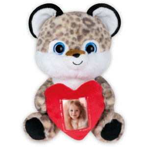 ZEP luipaard teddybeer met hart lijst 3,5x4,5 cm 16x13x23 cm