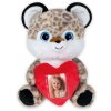 ZEP luipaard teddybeer met hart lijst 3,5x4,5 cm 16x13x23 cm