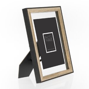 ZEP MDF fotolijst Roma crème 15x20 cm met passe-partout 10x15 cm