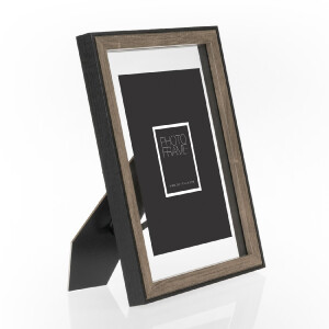 ZEP MDF fotolijst Roma bruin 20x30 cm met passe-partout 15x20 cm