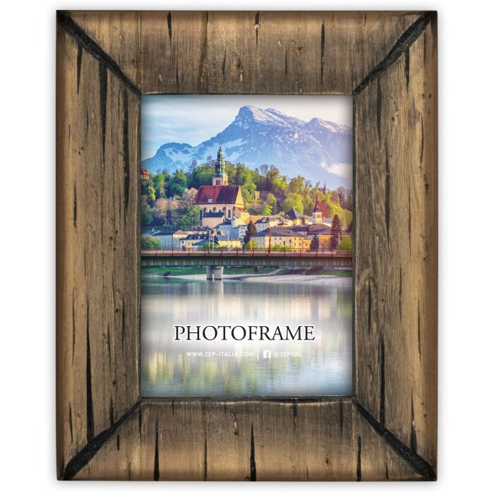 ZEP Houten fotolijst Hallstatt 13x18 cm bruin