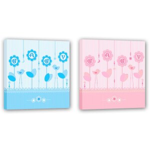 ZEP babyalbum BABYBOEK assorti 25x25 cm 60 witte paginas