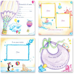 ZEP babyalbum BABYBOEK assorti 25x25 cm 60 witte paginas