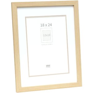 Deknudt S43AH1 fotolijst naturel hout 18x24 cm met...