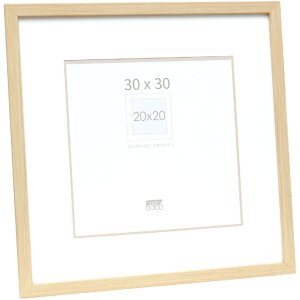 Deknudt S43AH1 fotolijst naturel hout 30x30 cm met...