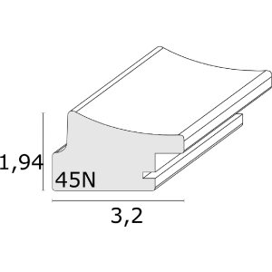 Deknudt S45ND1 Lijst Zilver & Zwart 21x29.7cm Kunststof