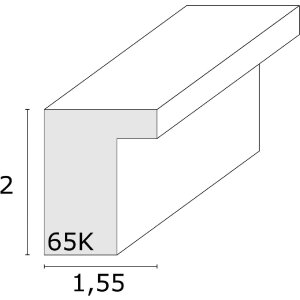 Deknudt S65KK1 fotolijst wit dubbel passe-partout 3x 10x15 cm