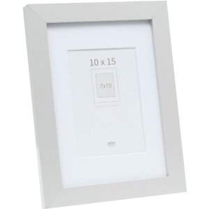 Deknudt S66KD1 Fotolijst Zilver Wit Passepartout 10x15 cm