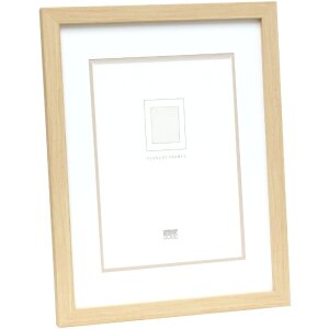 Deknudt S43AH1 fotolijst naturel houtkleur met passe-partout 15x20 cm tot 40x50 cm