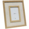 Deknudt S68UE3 fotolijst naturel hout/beige linnen 10x15 cm