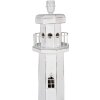 Clayre & Eef 5LMP278W Vloerlamp Lighthouse Design Wit 23x23x140 cm E27/max 60W