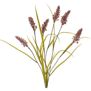 Clayre & Eef 5PL0063 Kunstplant Sedge Bruin-Groen...