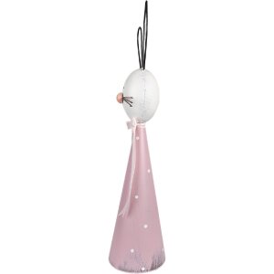 Clayre & Eef 5Y1220 Decoratief Konijn Roze Wit...