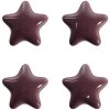 Clayre & Eef 65292 Deurknop ster Bordeaux Ø 4x3/6 cm